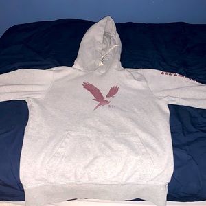 Men’s Small American Eagle Hoodie Grey